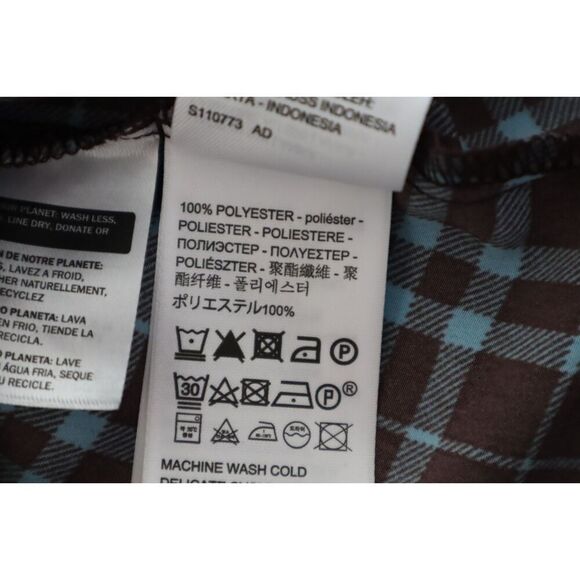 Levi’s A4580-0000 Women's Sz S Blue Plaid Jasper The Everyday Casual Blouse - Picture 4 of 9